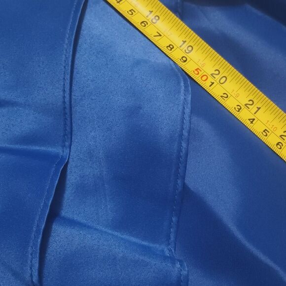 Rare Editions Royal Blue High Low Dress Big Kids Size 10 - Picture 13 of 15